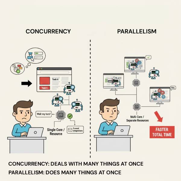 concurrency and parallelism